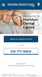 Mobile Screenshot of meridiandentalcentre.com